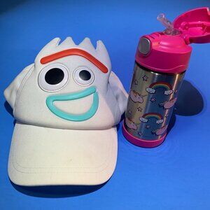 Kids Forky Cap and a Unicorn 16oz Thermos